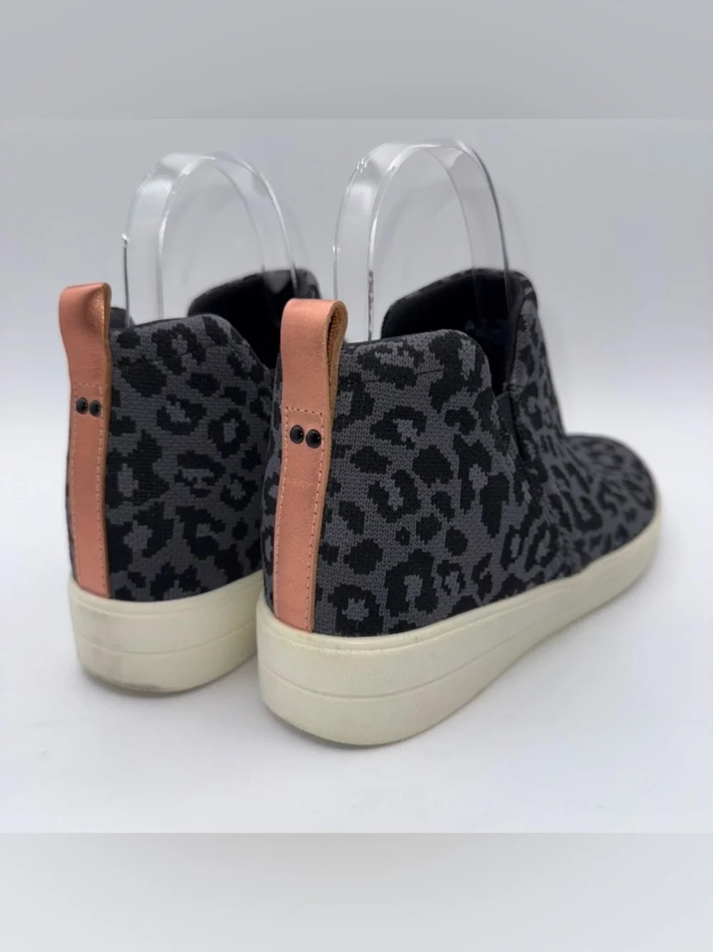 Ryka Womens Vera Animal Print Ankle Boots Size 8 Medium Slip On Surround Fit